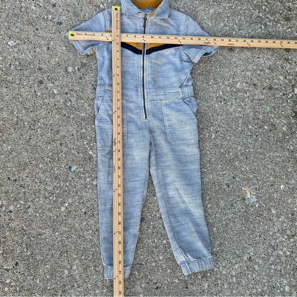 Genuine Kids OshKosh Denim Jumpsuit Coverall “I’m With the Band” 4T Toddler - Picture 9 of 12